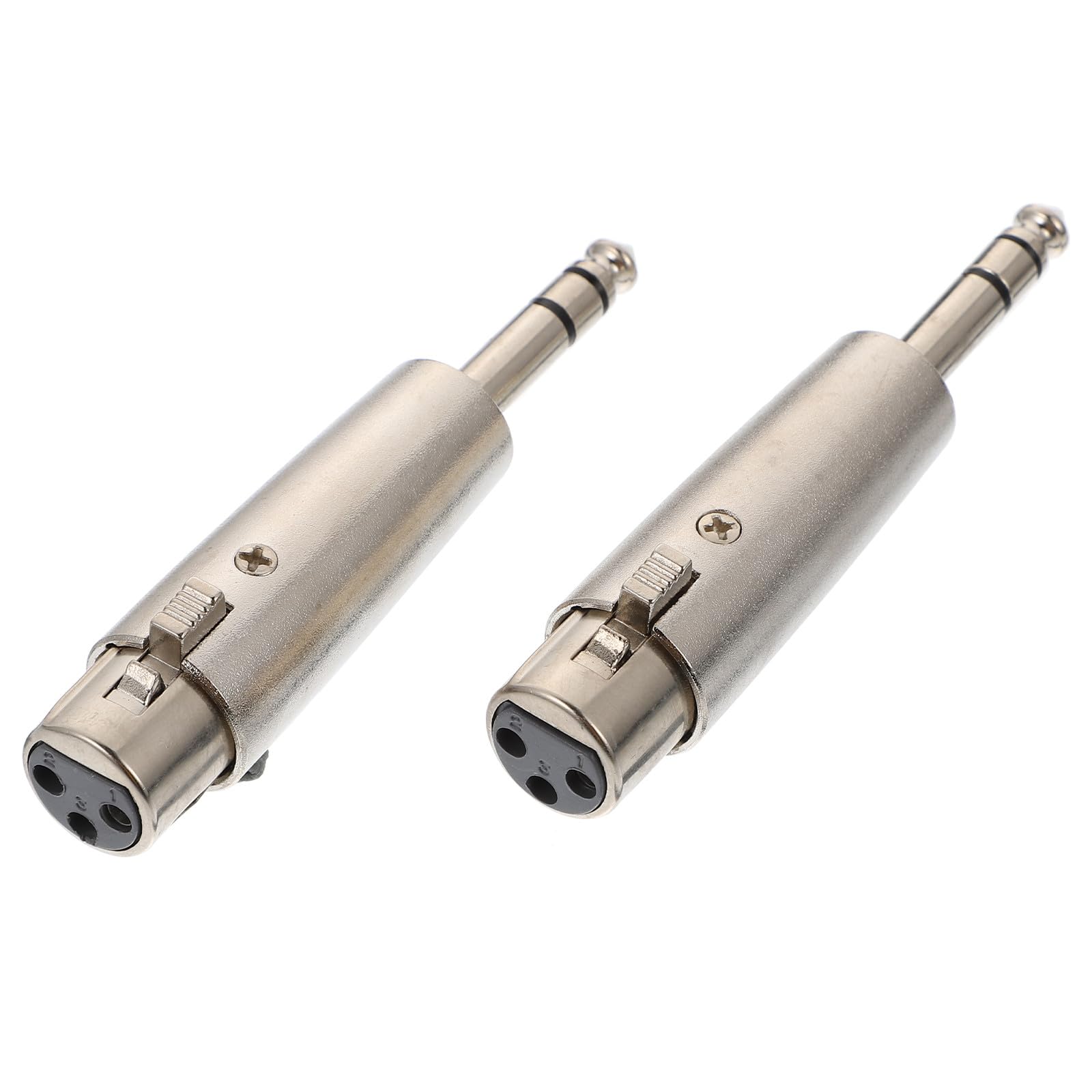 Conector XLR de 3 pines macho y hembra con estructura metálica resistente pack de 2 8