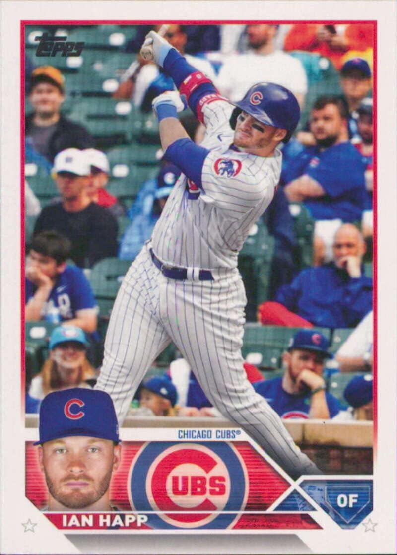 2023 Topps #232 Ian Happ NM-MT Chicago Cubs Baseball Trading Card