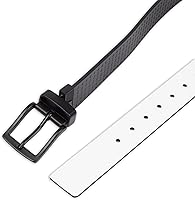 Vista 56 de Levi's Cinturón para niños grandes, cinturón reversible dos en uno informal apto para la escuela Negro/Marrón Bisel