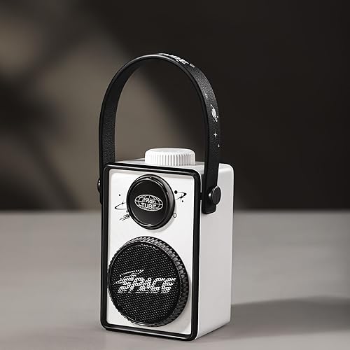 Altavoz Bluetooth portátil retro  Sonido HD  Tiempo de reproducción de 9 horas  Lindo altavoz para escritorio en casa, dormitorio, oficina, al aire