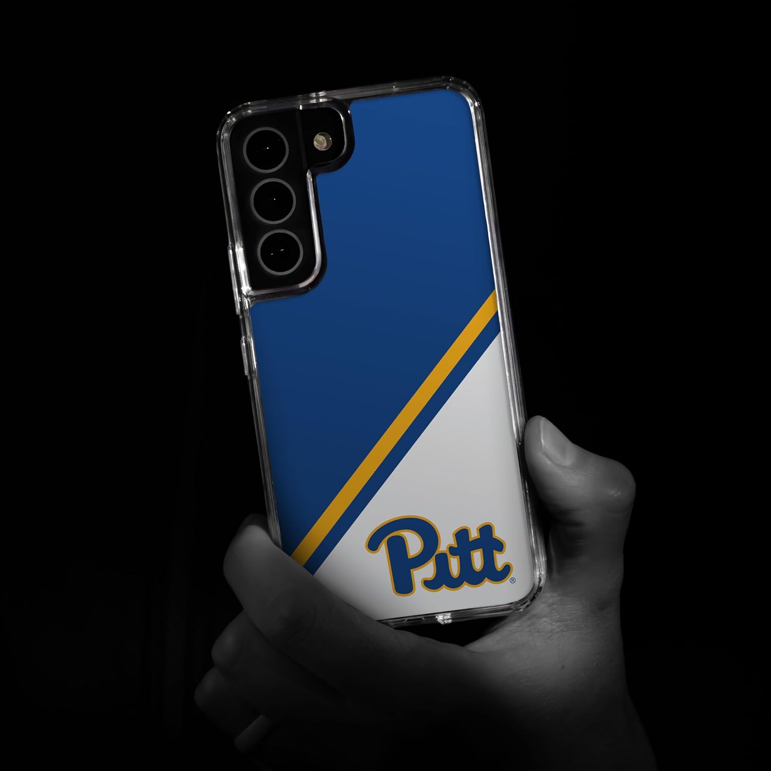 Affinity Bands Pittsburgh Panthers HD Phone Case Compatible with Samsung Galaxy S22+ (Champion Series)