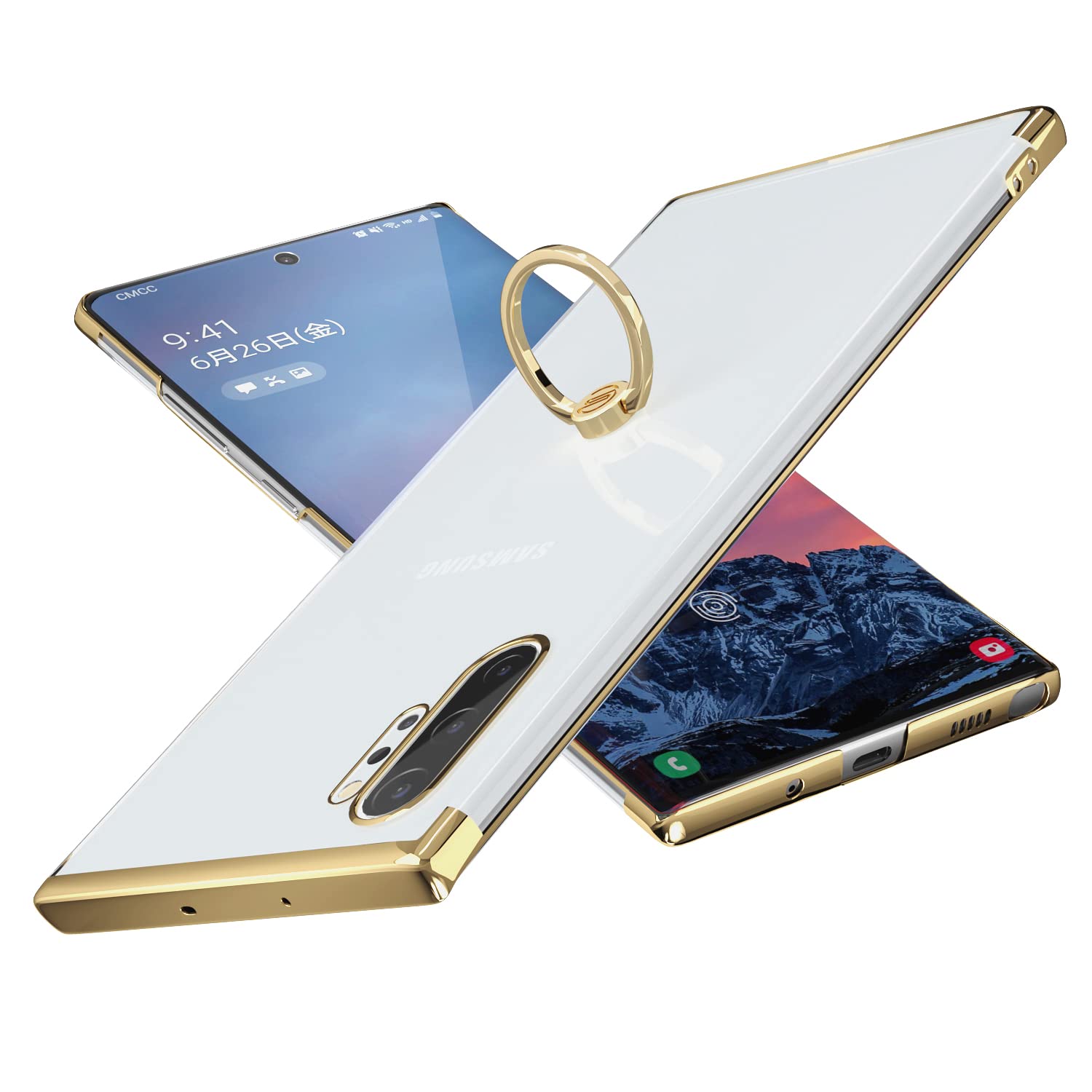 Amazon.co.jp: E Segoi Samsung Galaxy Note 10 Plus ケース リング 