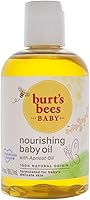 Burt's Bees Baby Nourishing Oil - 100% Natural, Pediatrician-Tested for Soft, Hydrated Skin, 4oz Bottle