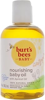 Burt's Bees Baby Nourishing Oil - 100% Natural, Pediatrician-Tested for Soft, Hydrated Skin, 4oz Bottle