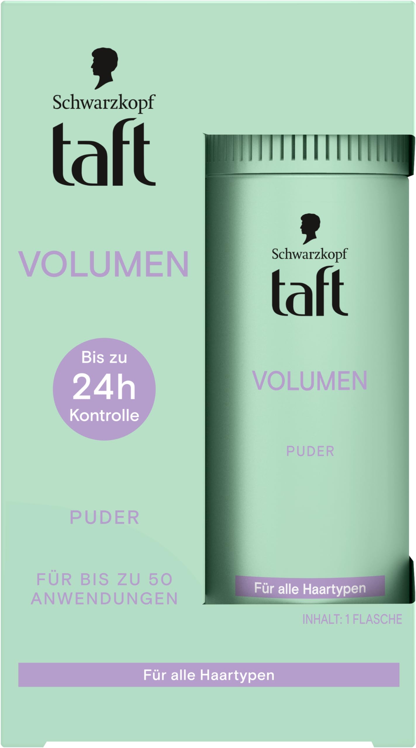Schwarzkopf Taft puder do stylizacji włosów, objętość (10 g), puder do włosów o pełnych wyglądzie, do 50 zastosowań, wegański puder do stylizacji.