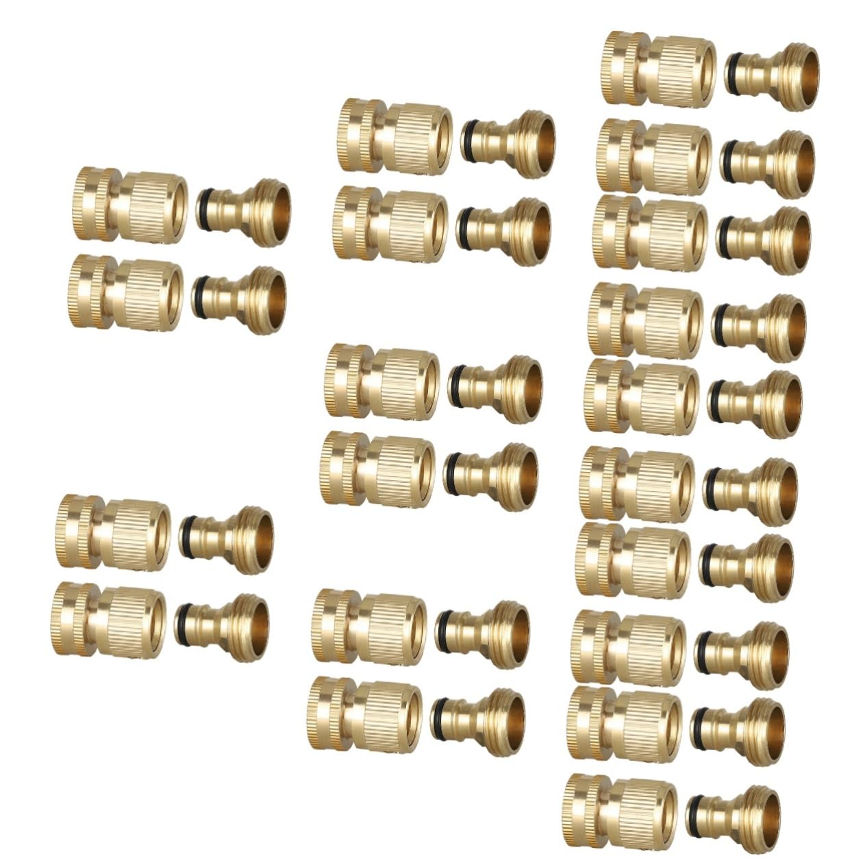 BESTonZON 20 Set Raccordi per Connettori per Resistente per Irrigazione e Giardinaggio Facile da Installare e Utilizzare