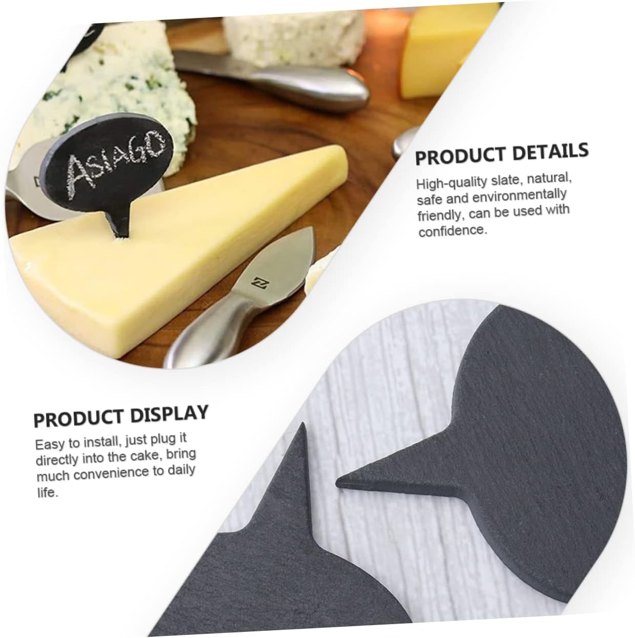 1set Quality Dessert Toppers Cheese Pick Cake Decorations Cheese Markers