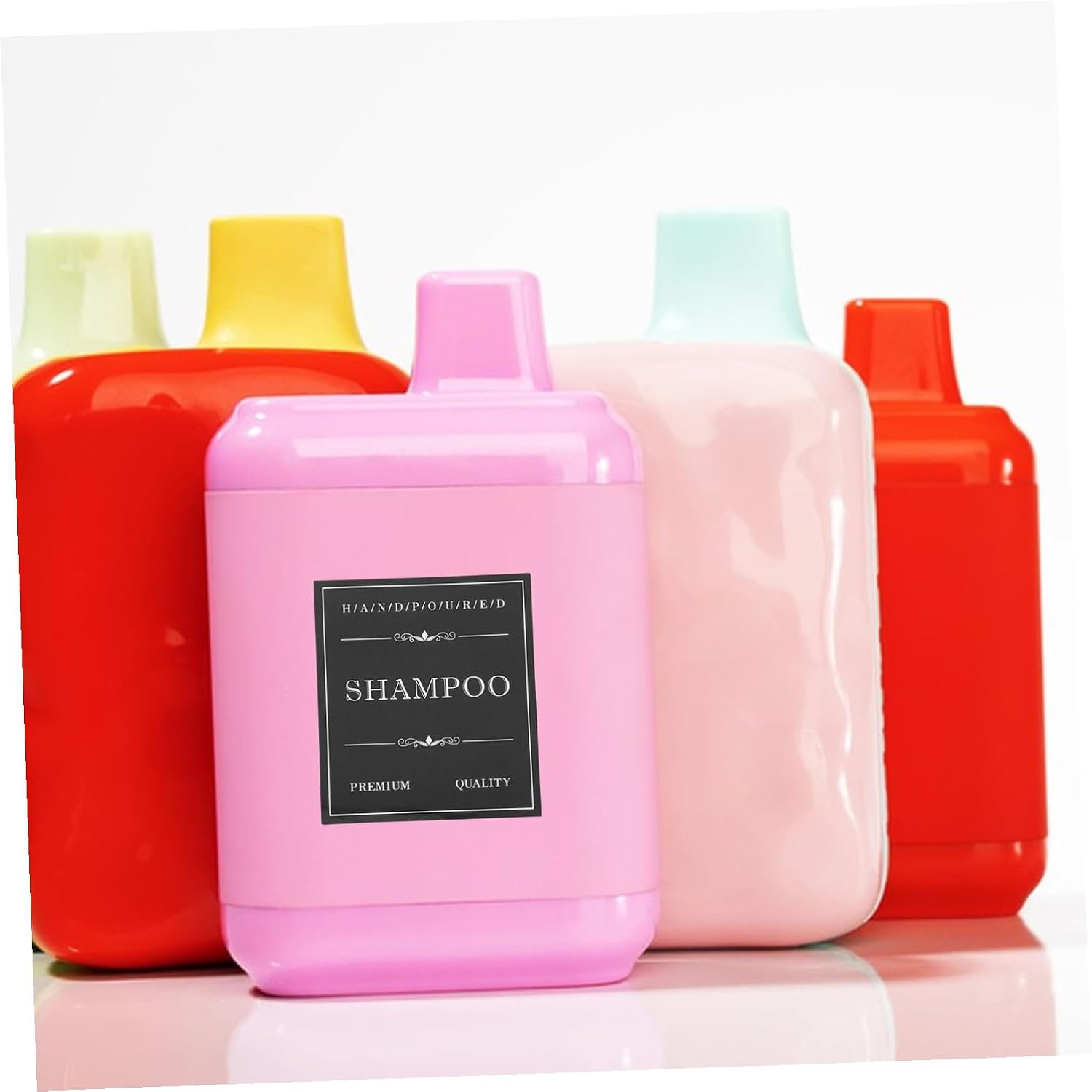 3sets Shampoo Bottle Label Stickers Self-Adhesive Dispenser Stickers for Organizing Toiletries Fonts for Easy Identification Suitable for Containers