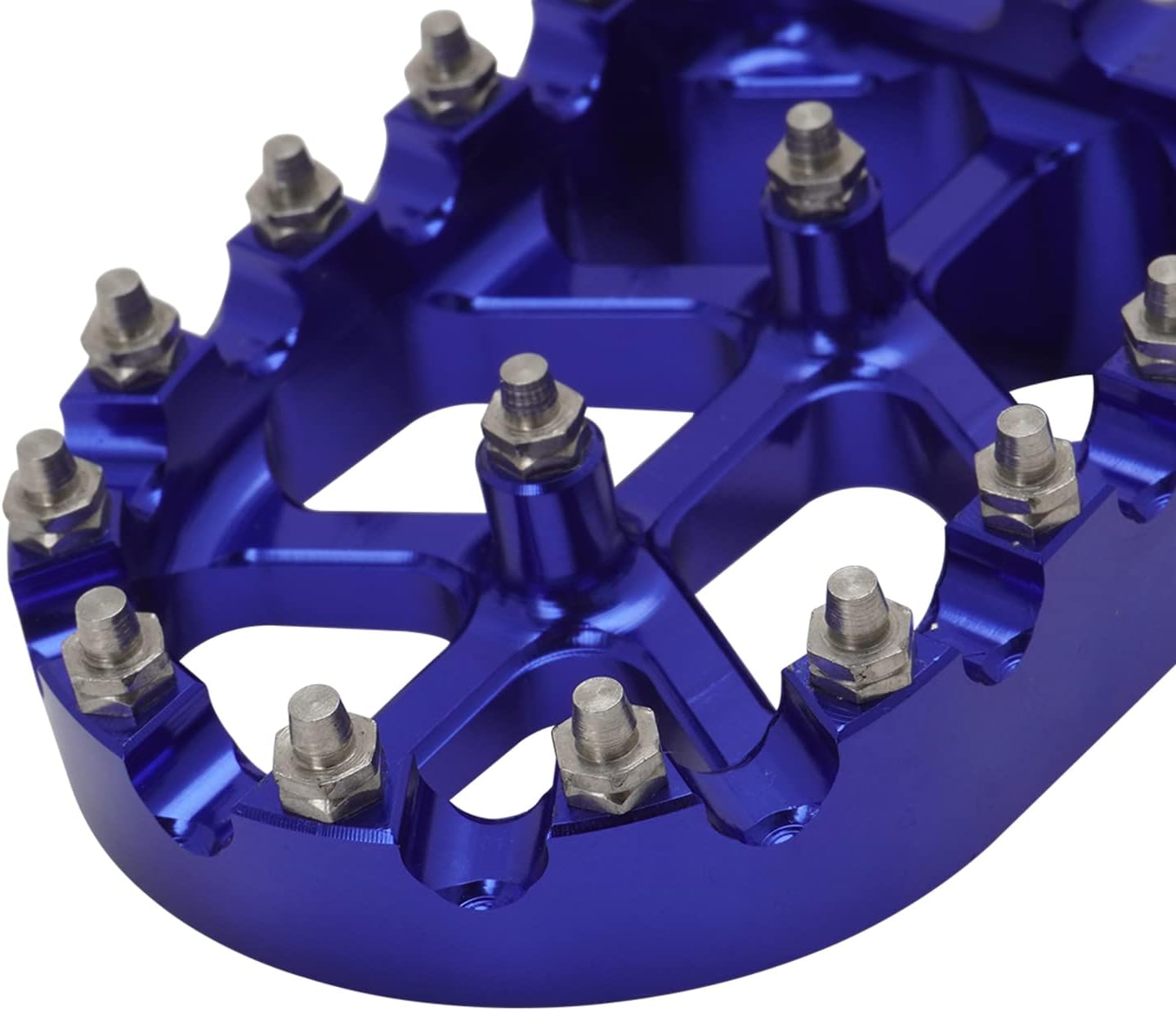 Dirt Bike Footpegs Motorcycle Foot Peg Rest Pedals CNC for TTR 110 YZ 50 70 80 50-150cc TTR 125 PW50 YZ 85 125 Pit Mini Bike Blue