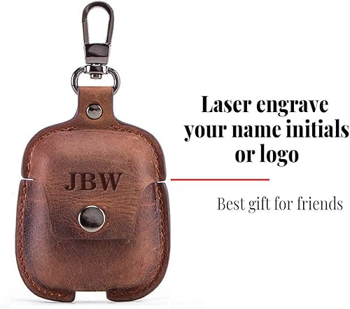 Miniatura 2 de Funda de cuero para Airpods 1 y 2 (marrón 02#)