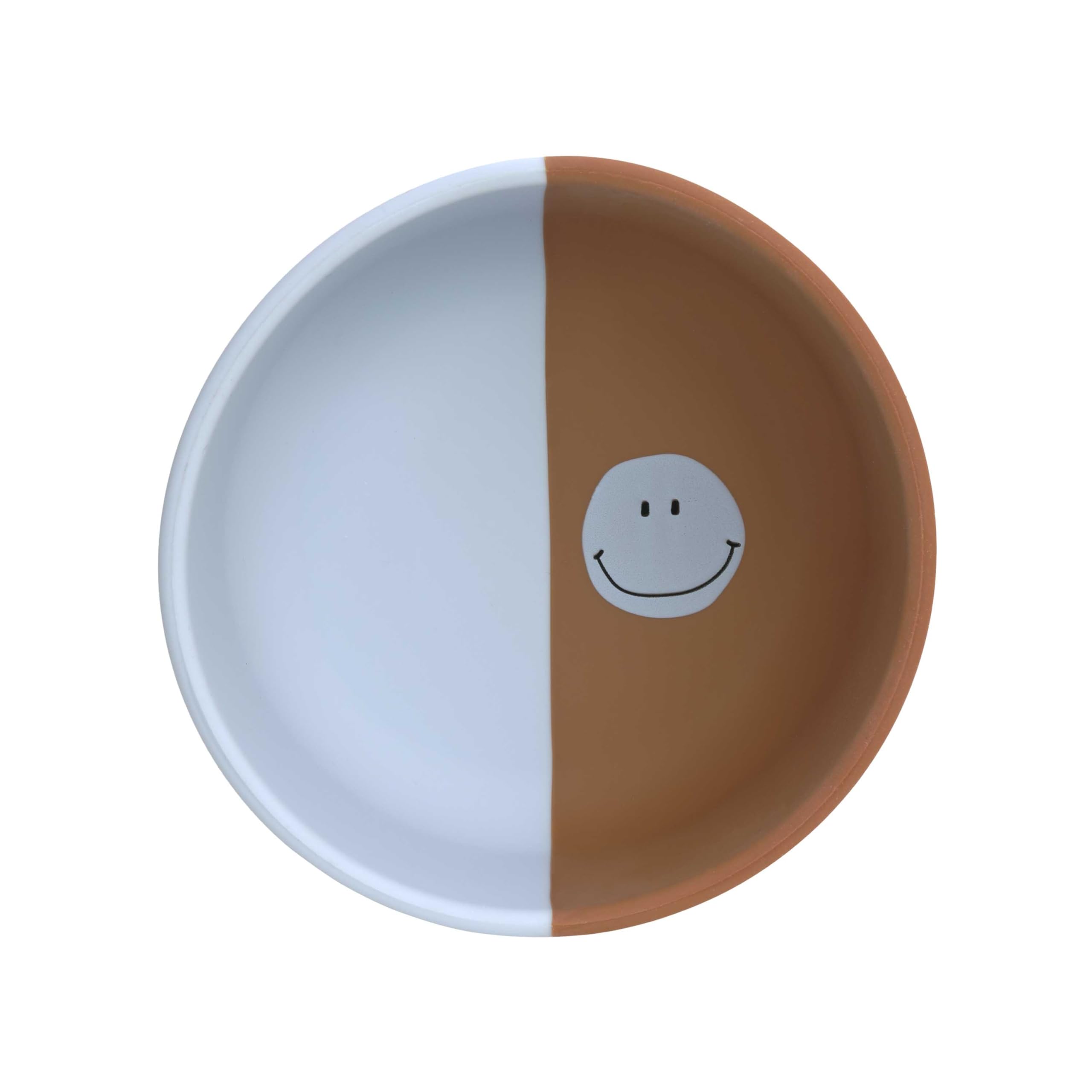 LÄSSIG Baby Silikon Kinderschüssel/Silicone Bowl Happy Rascals Smile