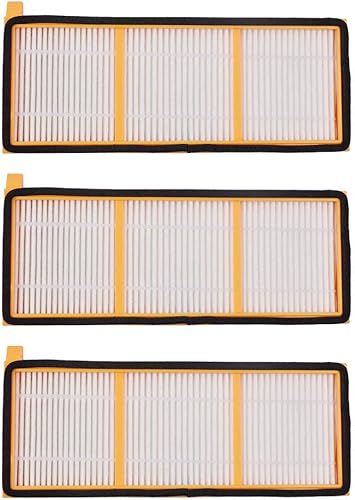 KEEPOW Paquete de 3 filtros de repuesto para aspiradora Shark ION Robot RV750 RV720 RV755 750 720