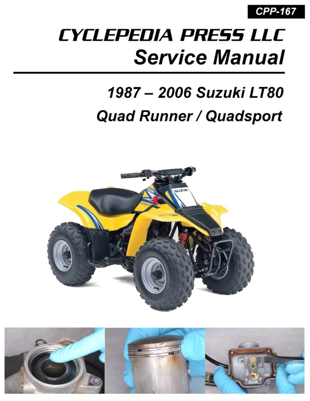 1987-2006 Suzuki LT80, Kawasaki KFX80 Cyclepedia Printed ATV