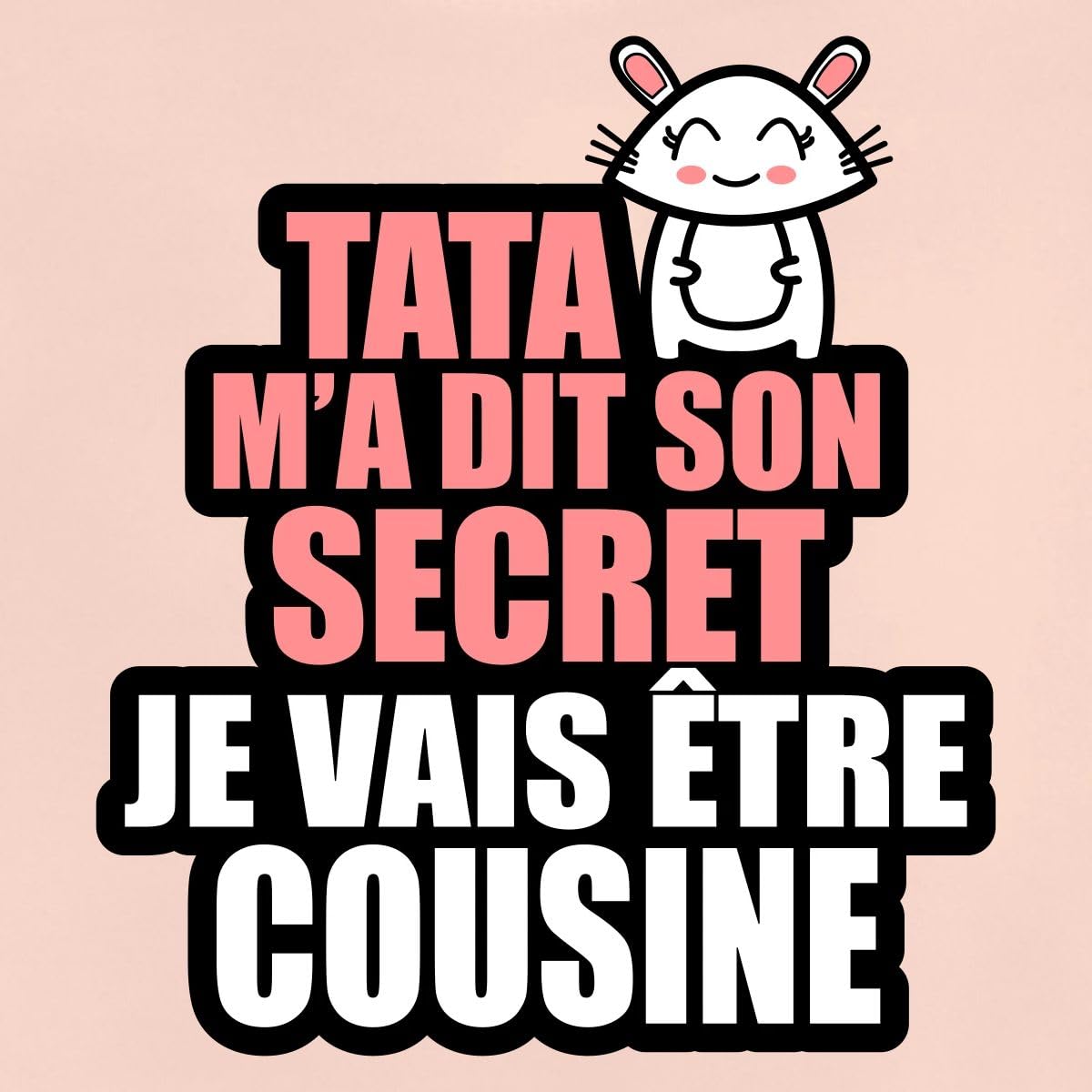 Spreadshirt Tata Je Vais Être Cousine Annonce Grossesse Tante Idée Cadeau T Shirt Bébé Bio