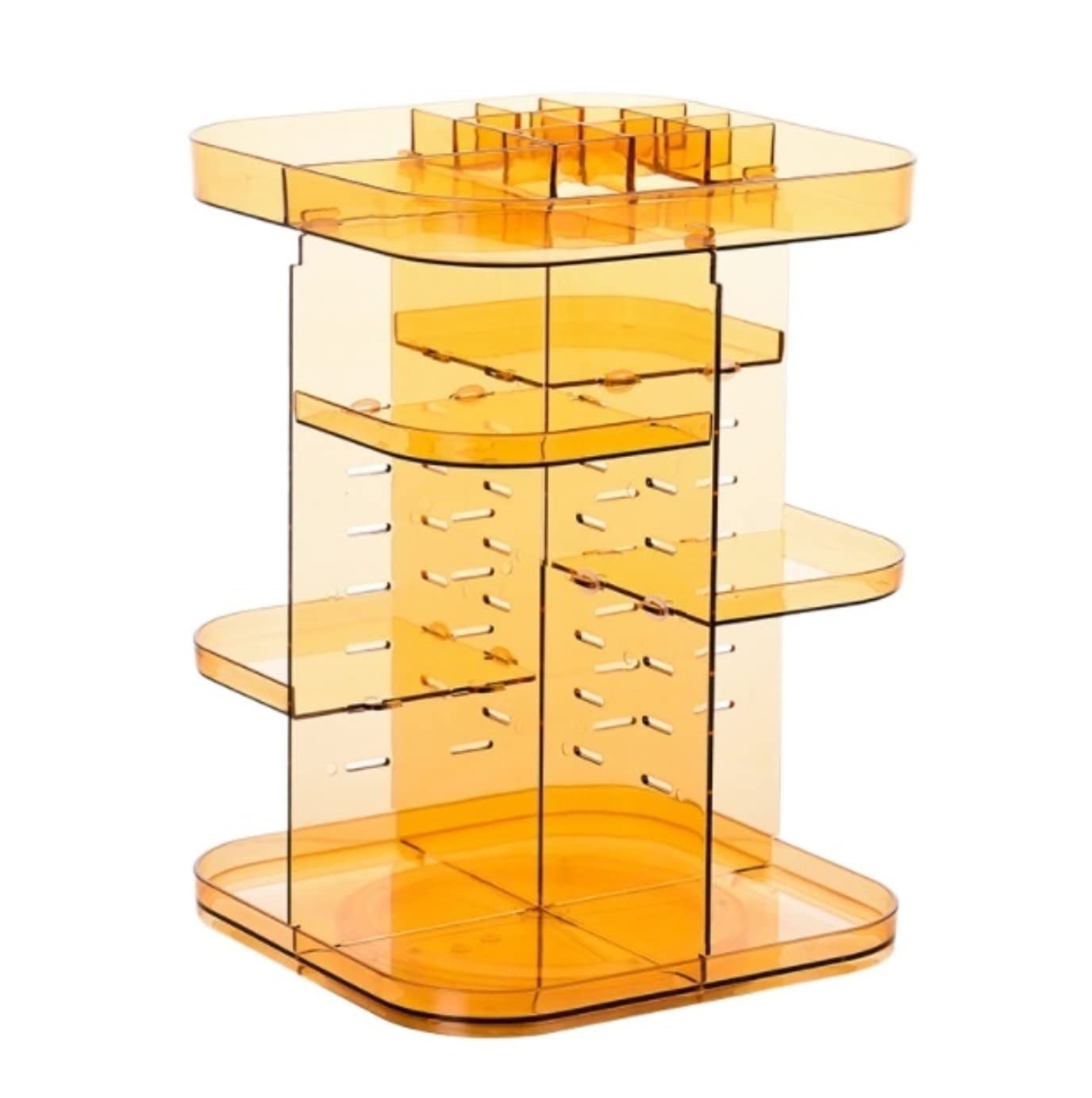 Organizador Cosméticos Organizador de Maquillaje Caja De Almacenamiento De Cosméticos Giratoria, Cajón De Escritorio, Lápiz Labial, Cuidado De La Piel, Organizador De Maquillaje Estante de Maquillajes