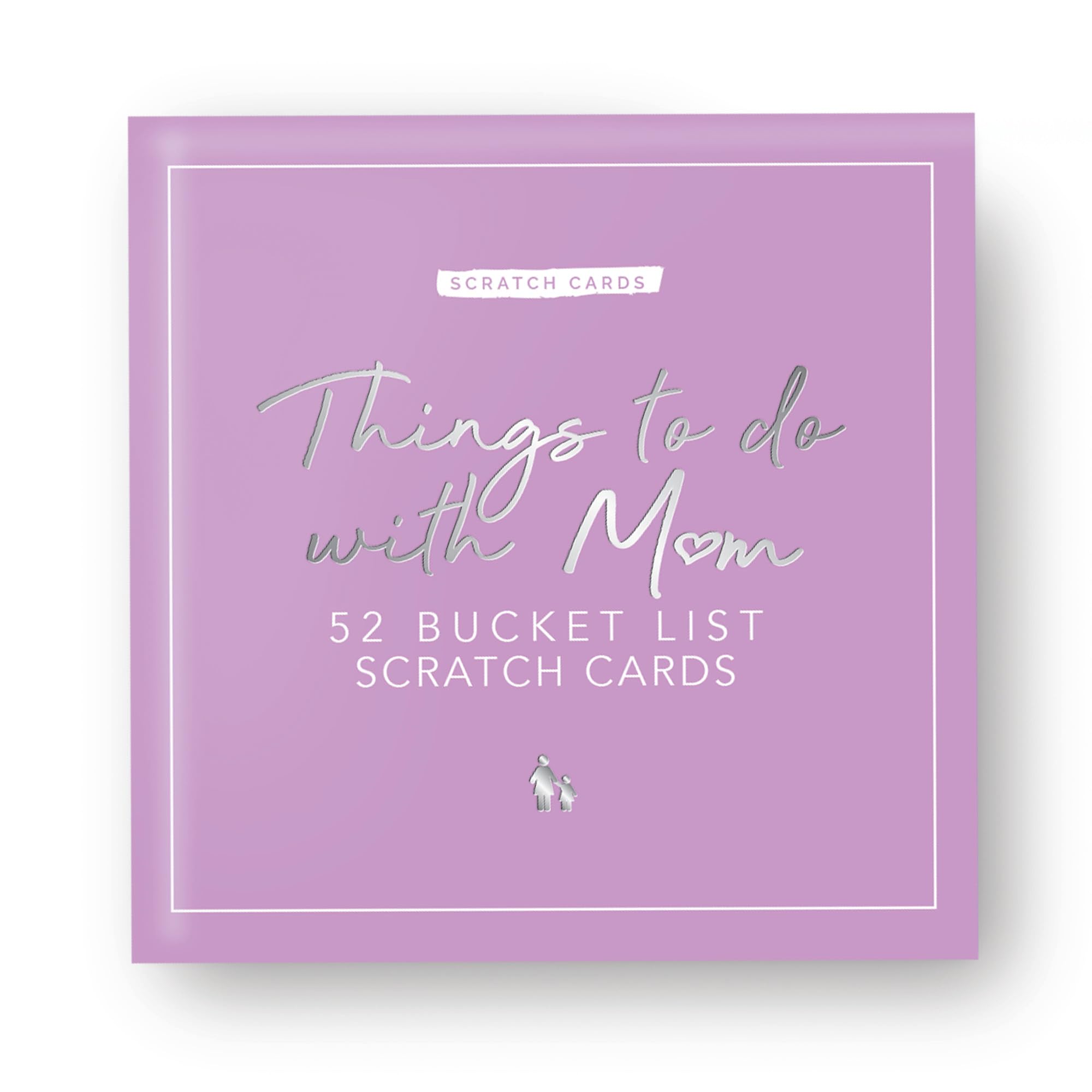 Gift Republic Things To Do With Mum Scratch Cards 52 Weekly Activity Cards Mother's Day Gift Personalised Gift Memory Box for Mum Birthday Christmas