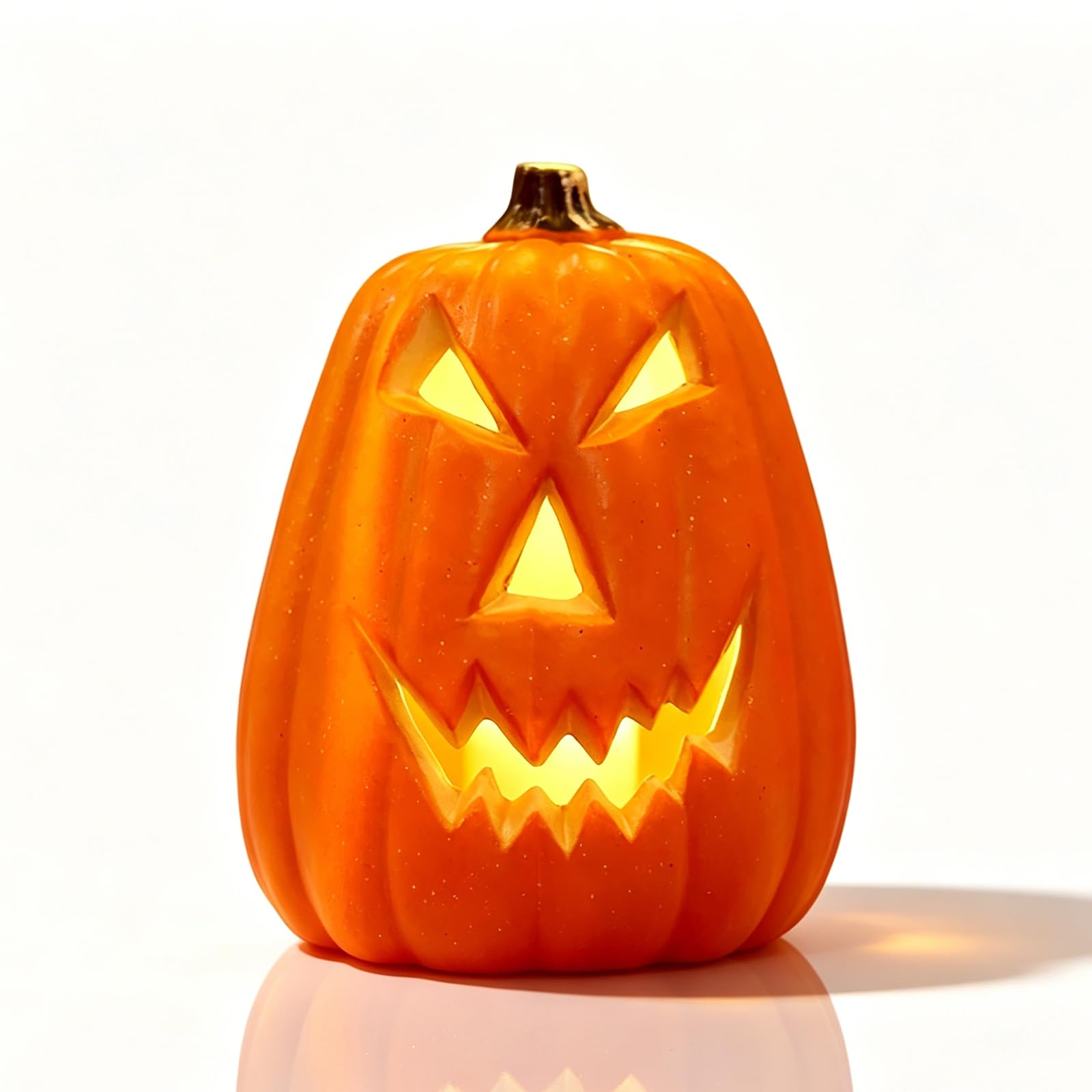 Light Up Pumpkin for Halloween, Large Outdoor Pumpkin Decoration, 12x16cm