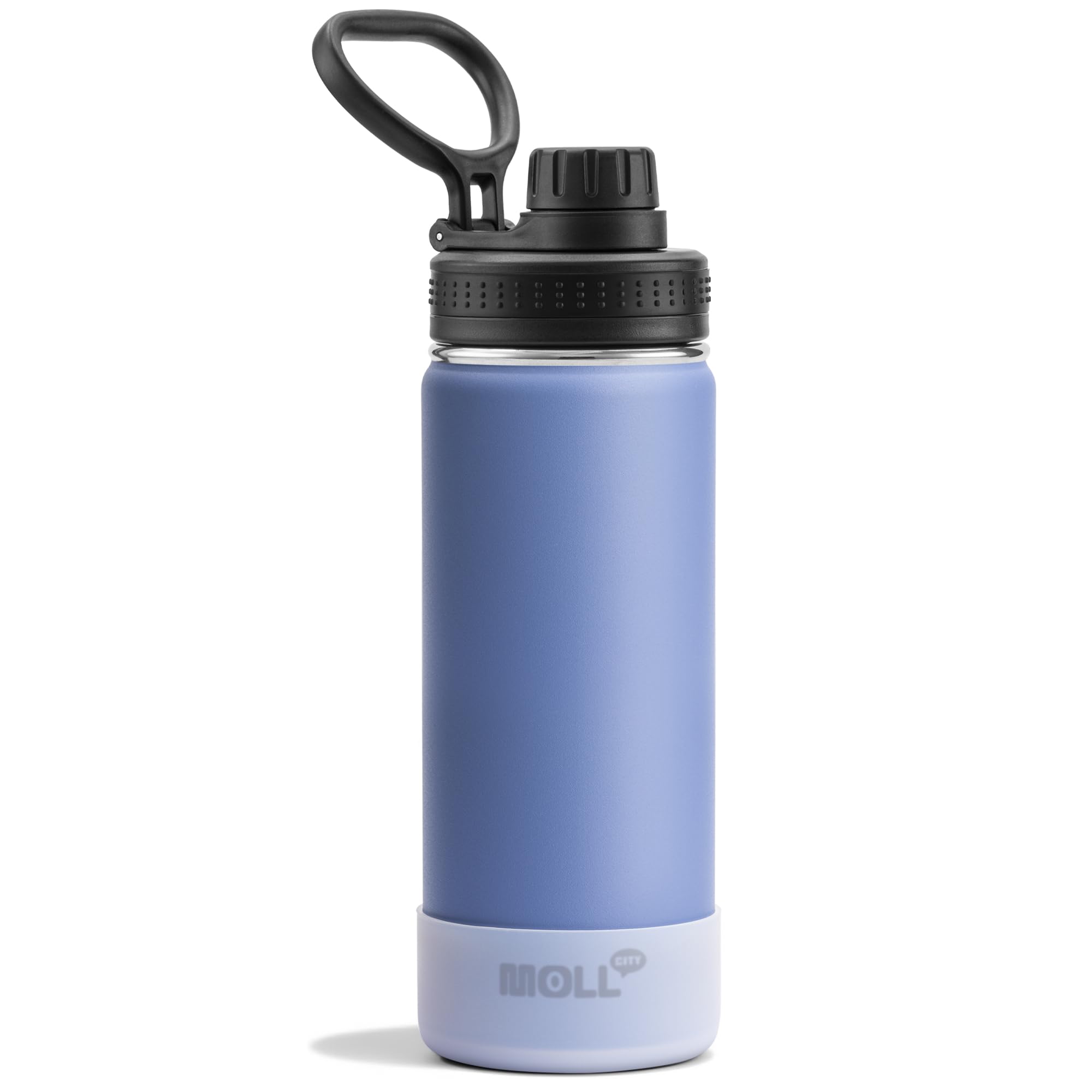 View 1 of 18 oz Insulated Water Bottle, Royal Blue
