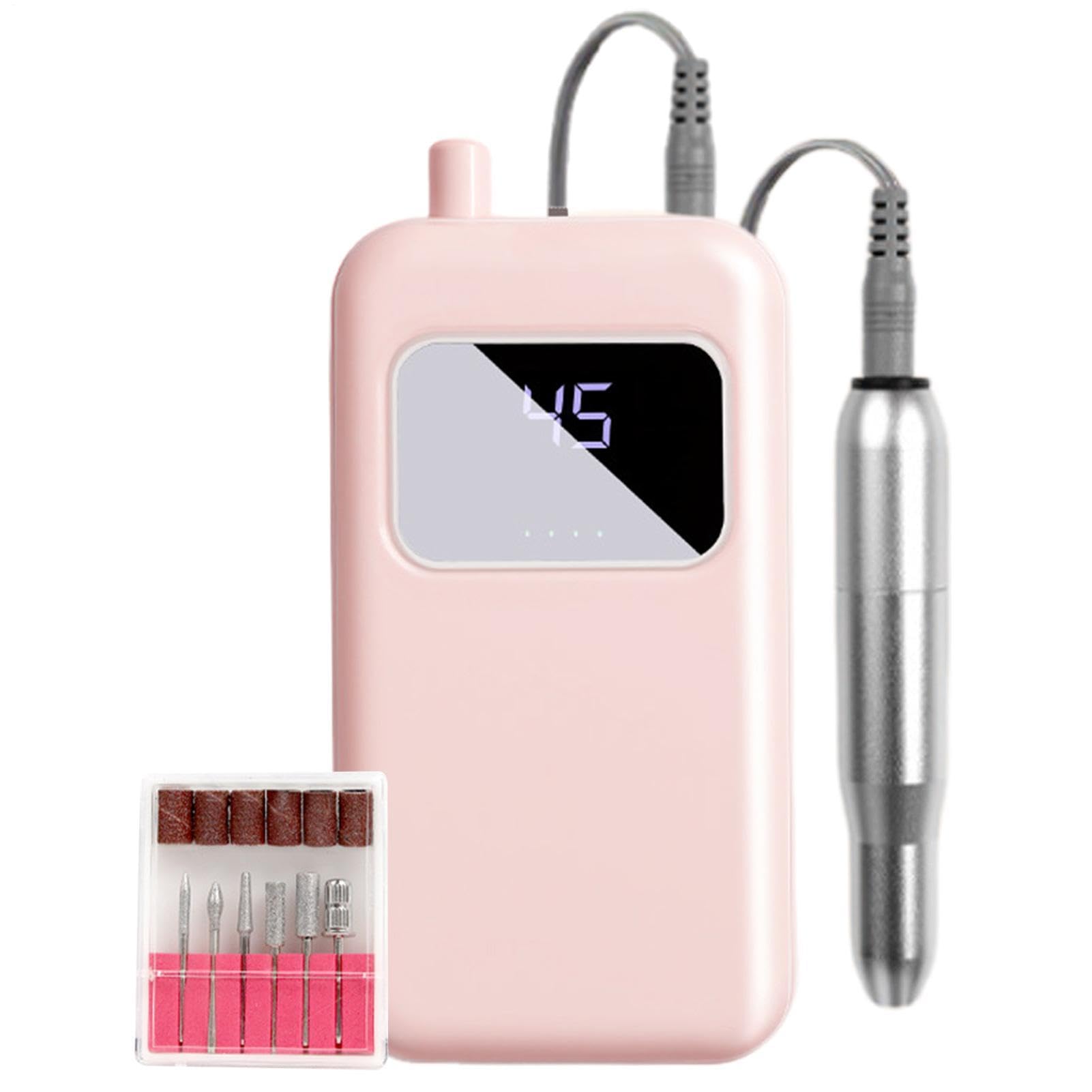 eléctrica de uñas Herramienta para retirar gel de manicura | Fresadora de uñas eléctrica para manicura para Profesionales, Madres, Novias, Salones, Hogares, Viajes y Prácticas