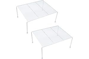 Wire Cube Storage Shelves For Kitchen Cabinets, Office, Home (Set of 2)