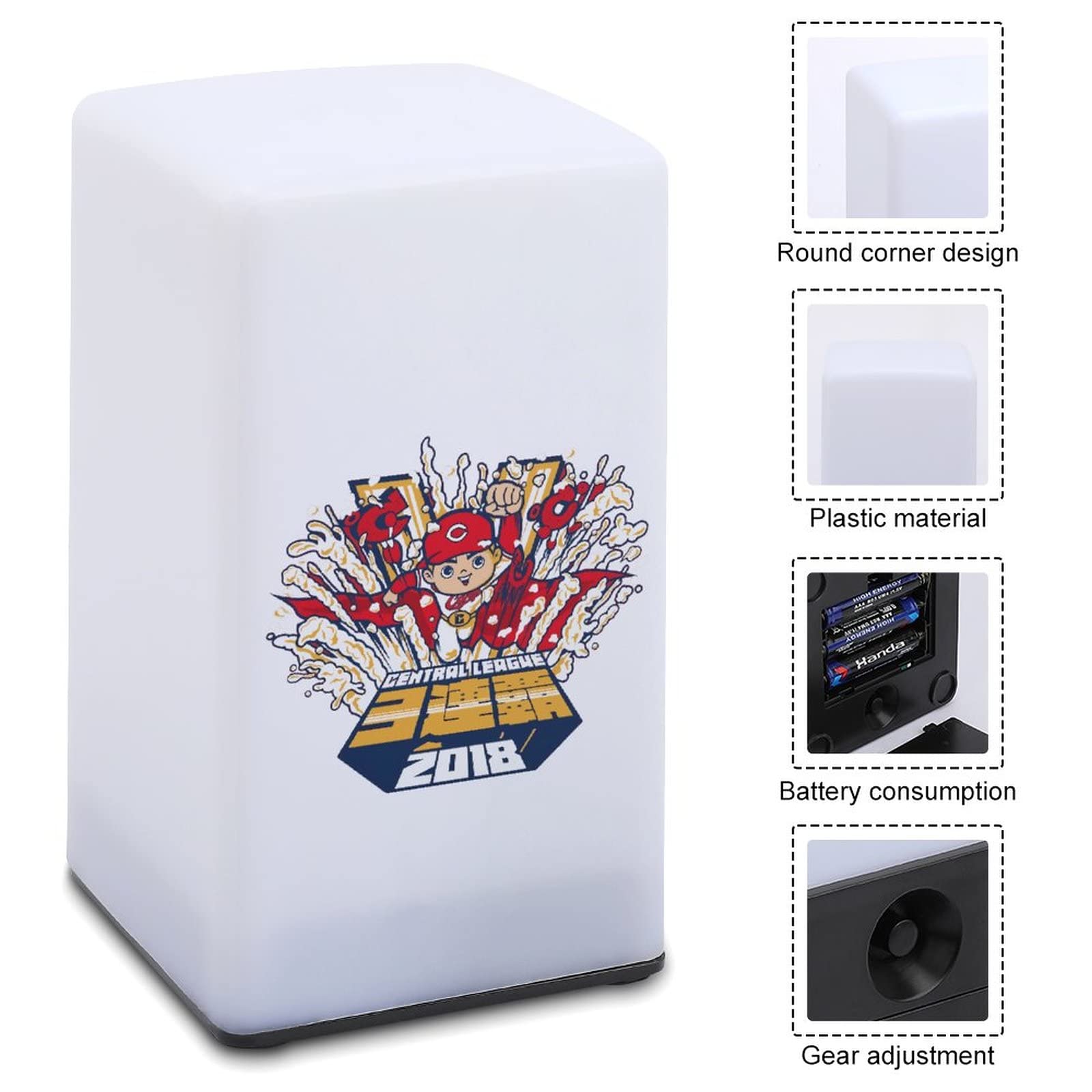 カープ　卓上型ライト Amazon.co.jp : ベッドサイドランプ 広島 東洋カープ 卓上ライト