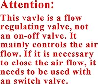 Vista 5 de Válvula de control de flujo de aire neumática Beduan con conexión por empuje, tubo OD de 8mm x rosca macho de 14", adaptador de válvula de cambio