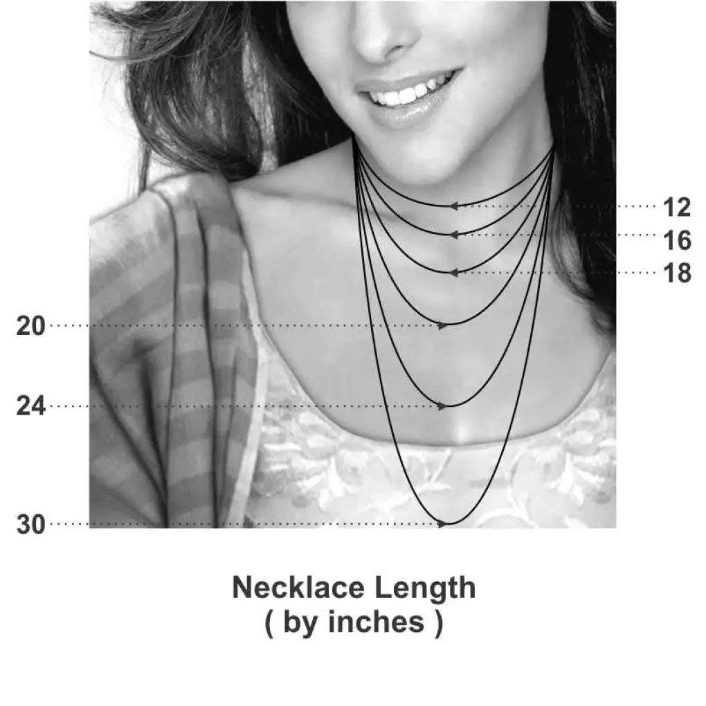 Smarnn Double Line 30 Inches Long Black Golden Pearl Mangalsutra