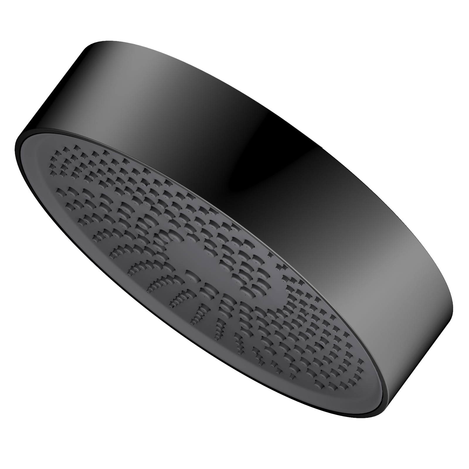 Photo 1 of AULEEND?high pressure shower heads?with Anti-Clog Rubber Jets - 360° Rotation Adjustable Shower Head -7.87inches (Matte Black)