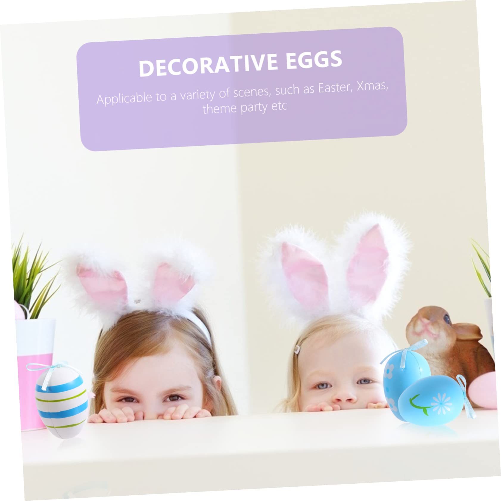 MAGICLULU 2 Set Uova Di Pasqua Mini Uova Mini Agitatori Di Uova Cesto Di Uova Di Drago Portauovo Easter Egg Easter Decoration Guscio D' Di Plastica Uova Decorative Pezzi*2