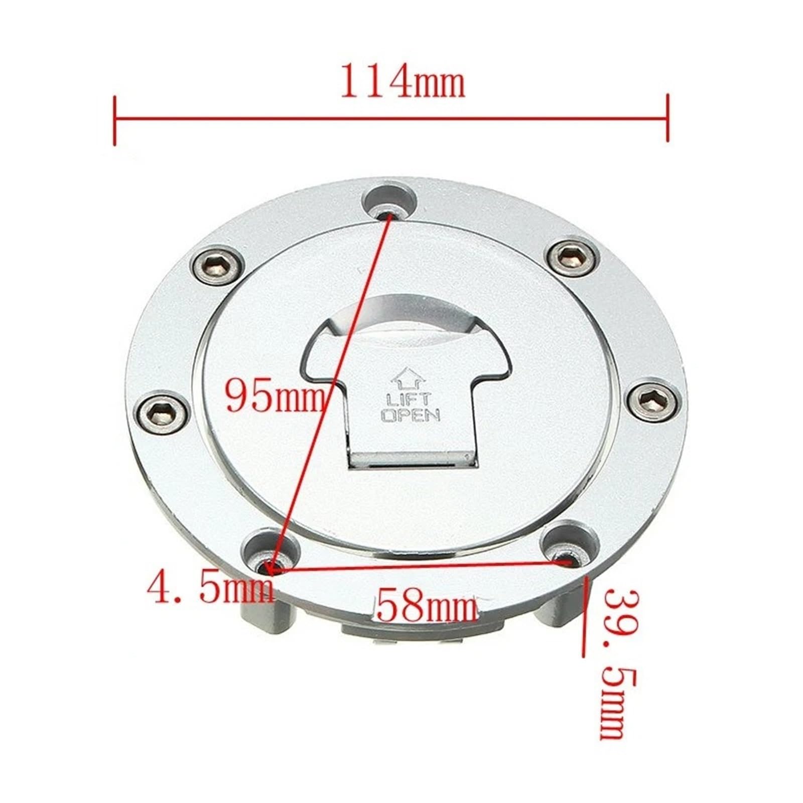 Tappo Diesel Per CBR CB BROS NSR Set Chiavi Copertura Gas Accessori Moto Per Adulti Olio Benzina Per Serbatoio Tappo Carburante In Alluminio Cromato