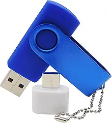 Pen Drive USB de 128 MB Pen Drive Pen Drive Pen Drive para alunos, presentes (azul)