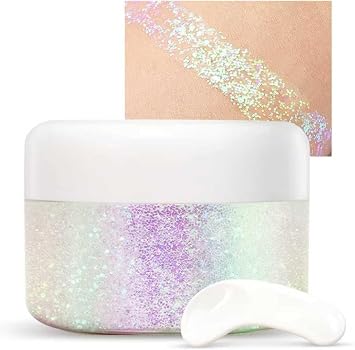 Body Glitter, Glitter Gel for Hair and Body, Gel, HairGel Clothes, Long-Lasting