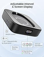 Vista 4 de Ratón Jiggler indetectable, sin necesidad de alinear el cursor, dispositivo móvil de ratón con intervalo ajustable y pantalla, agitador automático