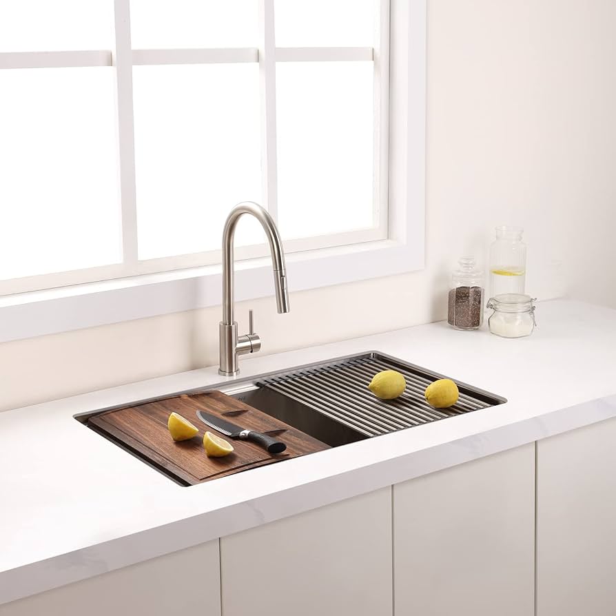 UN —under nest— Neste Undermount Kitchen Sink Workstation and Accessories, Best-in