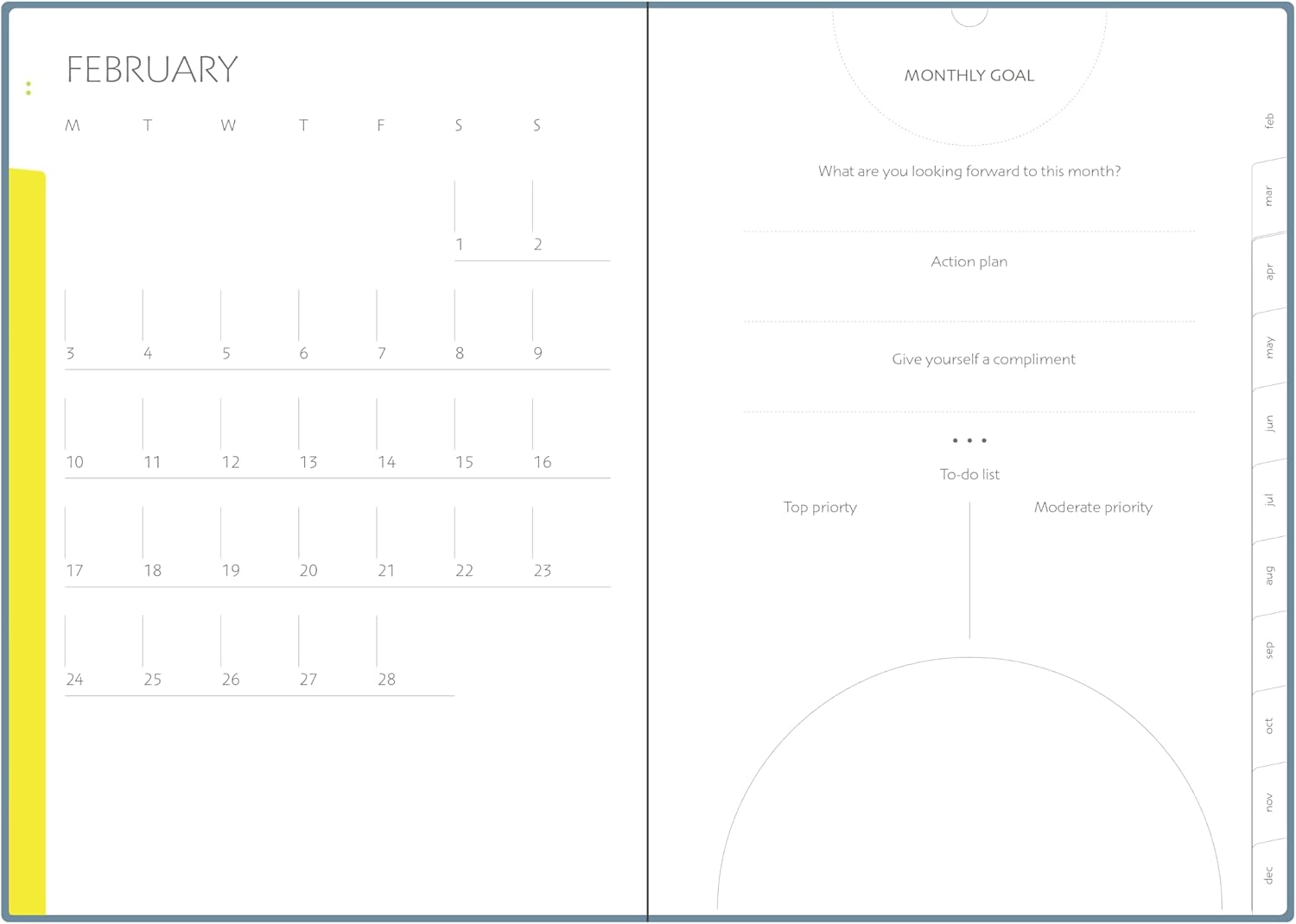 Collins Dream Planner 2025 Diary B5 Week to View and Monthly Journal - Lifestyle Planner and Organiser for Productivity and Goal Setting - January to December - Weekly - Starlight White - DP1B4511-25