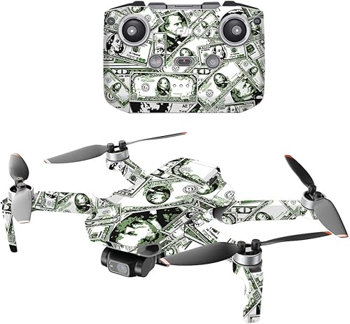 Miniatura 7 de MightySkins - Compatible con DJI Mini 2 Dron portátil - Midnight Mischief  Funda protectora de vinilo duradera y única  Fácil de aplicar y cambiar