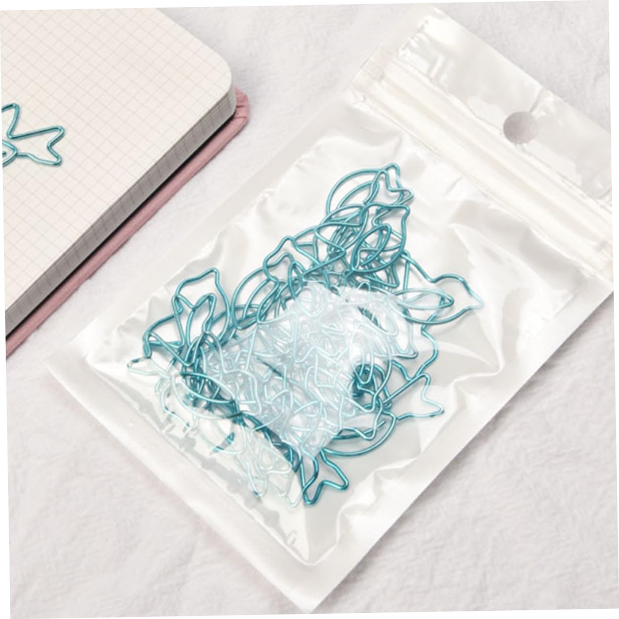 MAGICLULU 3 Set Di Graffette A Forma Di Segnalibri Creativi Aghi Di Carta in Metallo Articoli Essenziali Per Ufficio Articoli Per Feste 100 Pezzi * 3