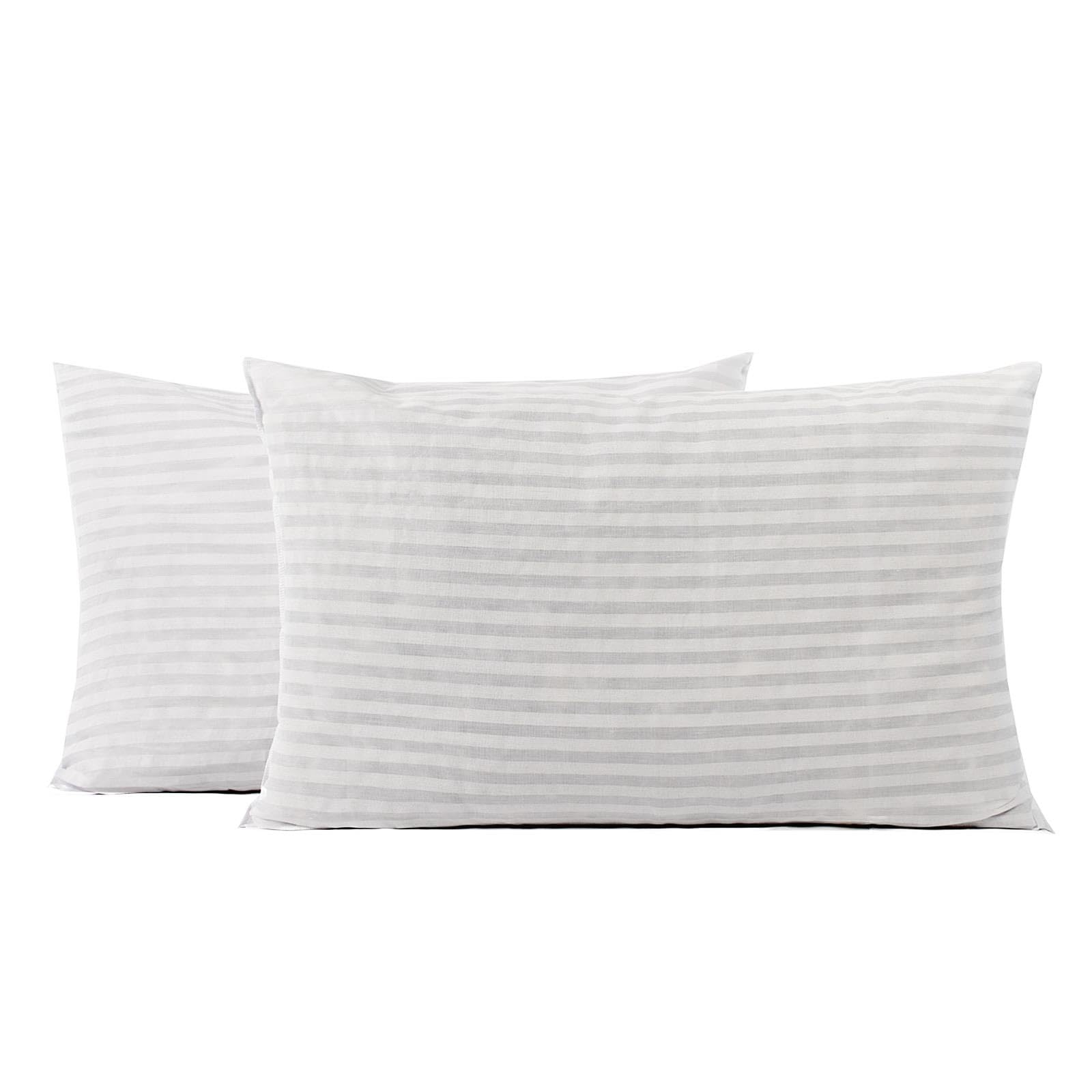 OHS Memory Foam Pillow Cushion - Soft Hotel Quality Bounce Luxury Bedding - White - Polyester