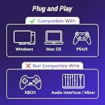 TONOR Jeu USB Jeu de microphones pour PC, RGB Mic de condenseur avec bras de boom Mute rapide, filtre à pop, montage de choc, contrôle de gain pour la diffusion en continu de podcasting YouTube TC310+