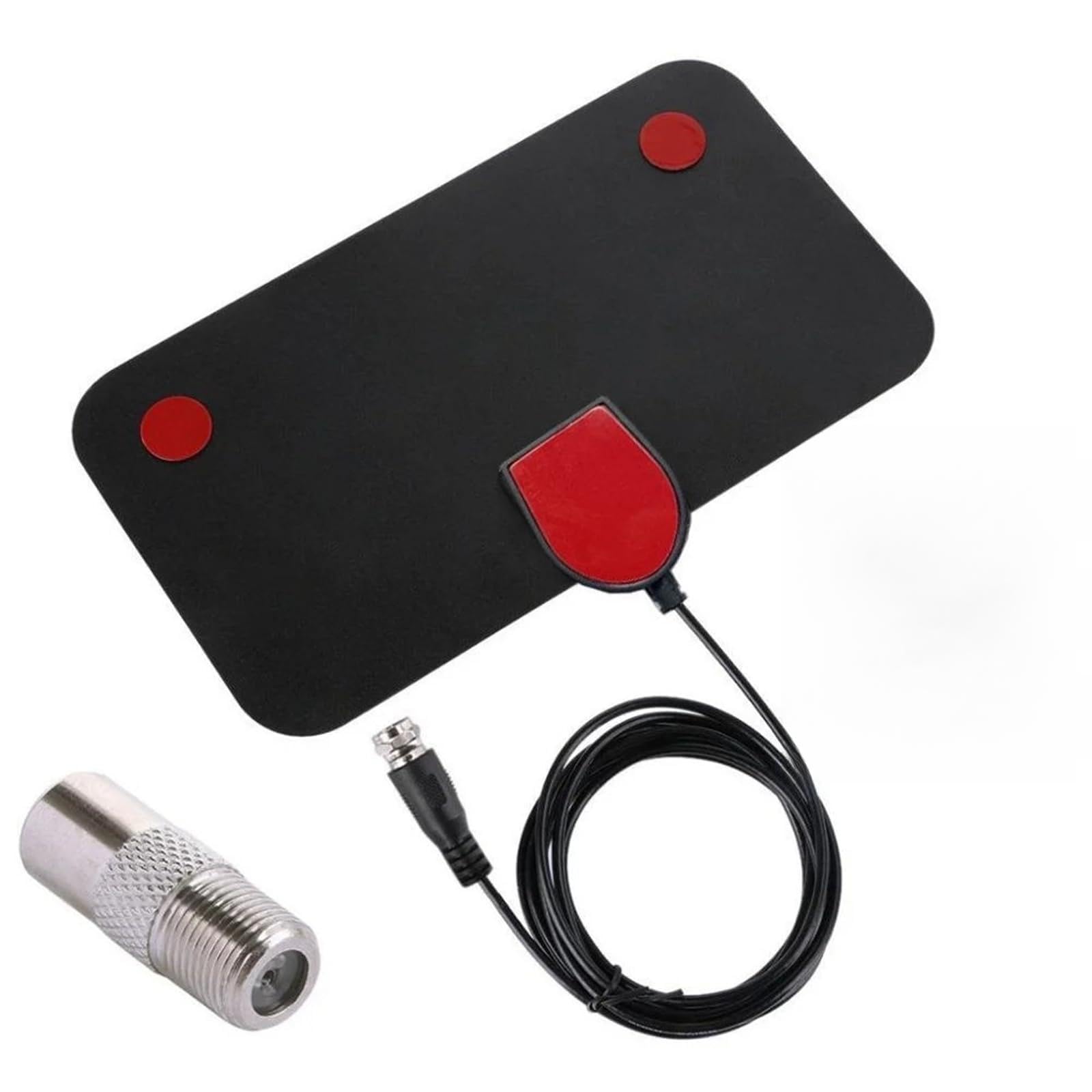 Genérico Compatible con Antena de TV Digital amplificada, Base magnética. | Funciona en interiores y exteriores, recibe señales VHF UHF for receptores DVB-T2(C)