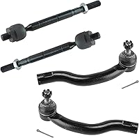 Vista 124 de TRQ - Juego de barras de acoplamiento delanteras interiores y exteriores