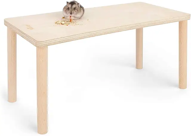 Niteangel Hamster Wooden Play Platform for Terrarium Accessories