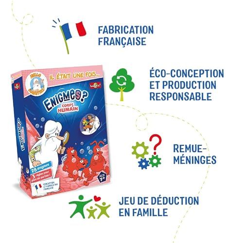 Bioviva IL ETAIT Une Fois... ENIGMES - Corps Humain, Multicouleur