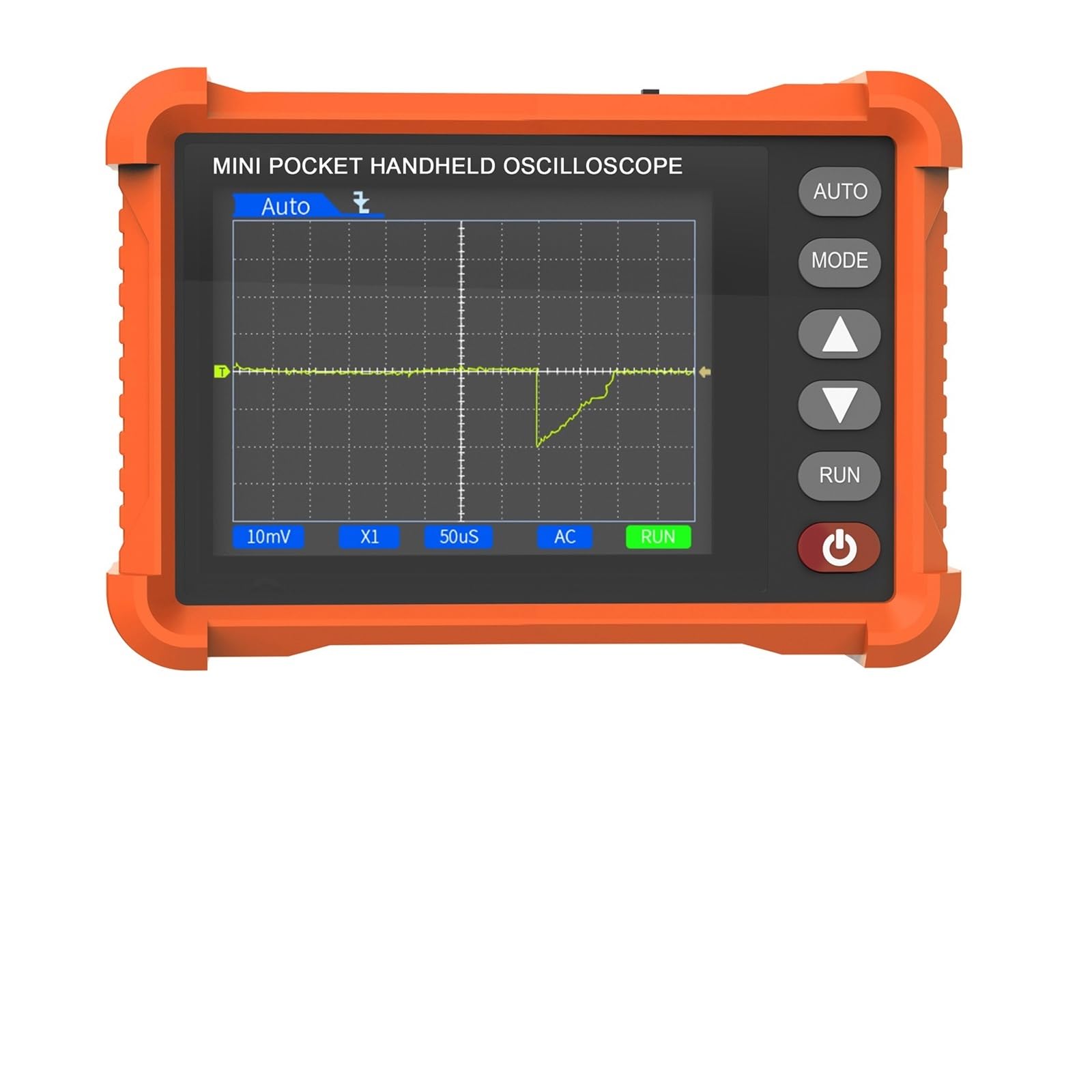 Osciloscopio Digital Osciloscopio Digital portátil, Ancho de Banda 500 kHz 2,5 MS/s con medición automática una tecla