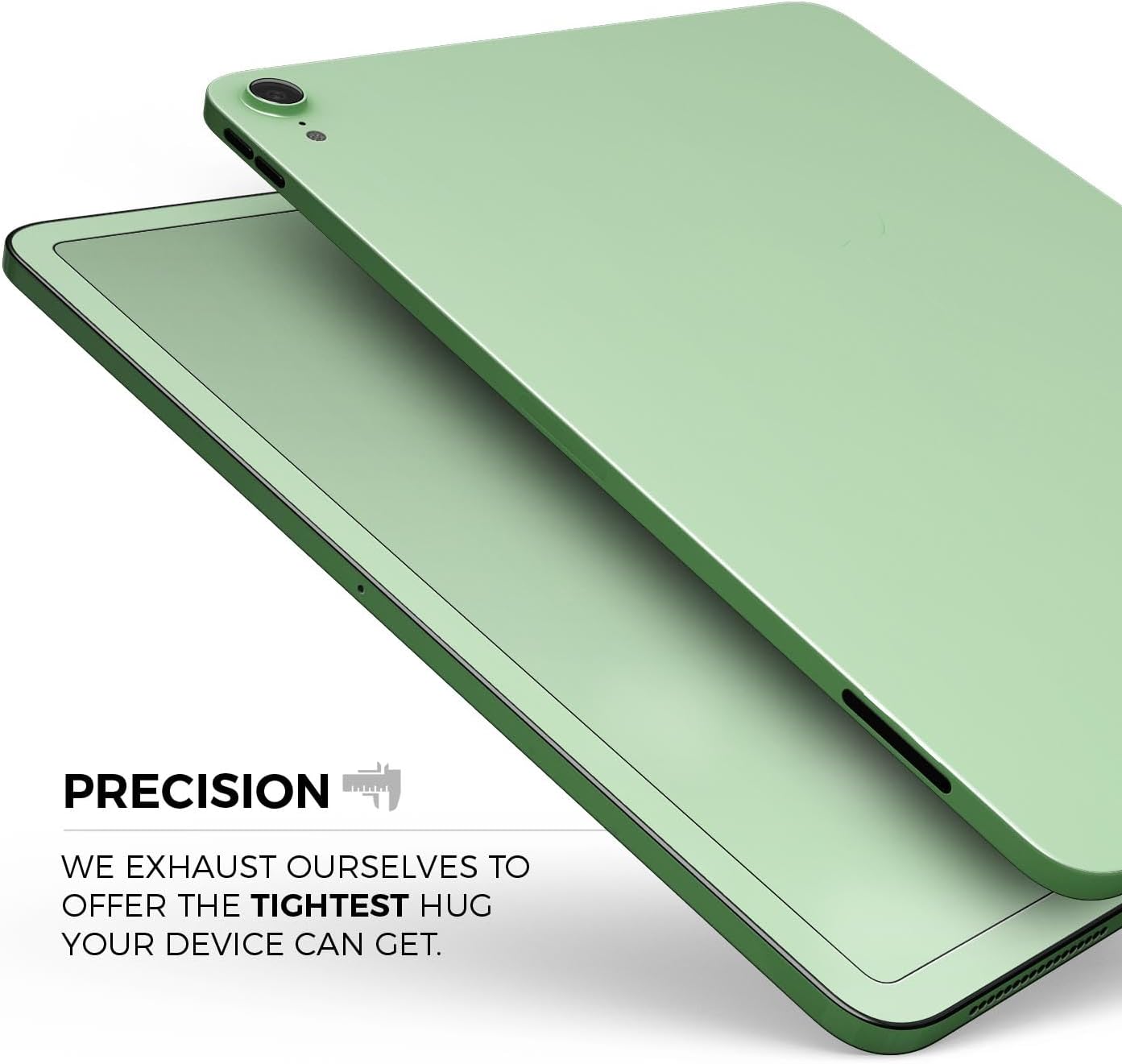 DesignSkinz - Compatible with iPad 10th Gen 10.9" - Skin Decal Protective Scratch Resistant Vinyl Wrap - Pretty Green Pastel Color