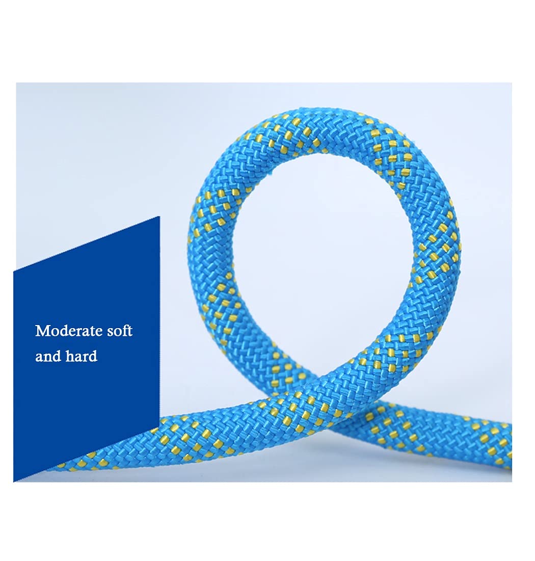 Corde de gréement Premium en Nylon/Polyester - matériel de pêche et de gréement Robuste, Convient également au Camping, au Jardinage et à la Voile - Corde d'ancre Jaune et Corde de balançoir