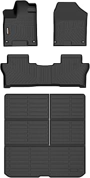 Floor Mats & Cargo Liner for 2016-2022 Honda Pilot 7/8 Passenger