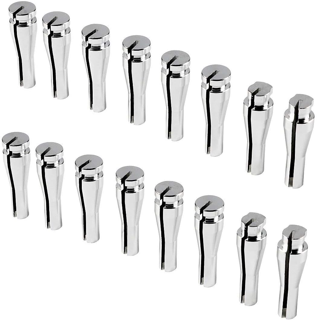 Lelecar Door Cable Repair Kit with Cam Piece for F-series E-series Ranger Expedition Excursion Navigator Latch Lock Handle Billet Aluminum(16 Ends for 8 Cables)