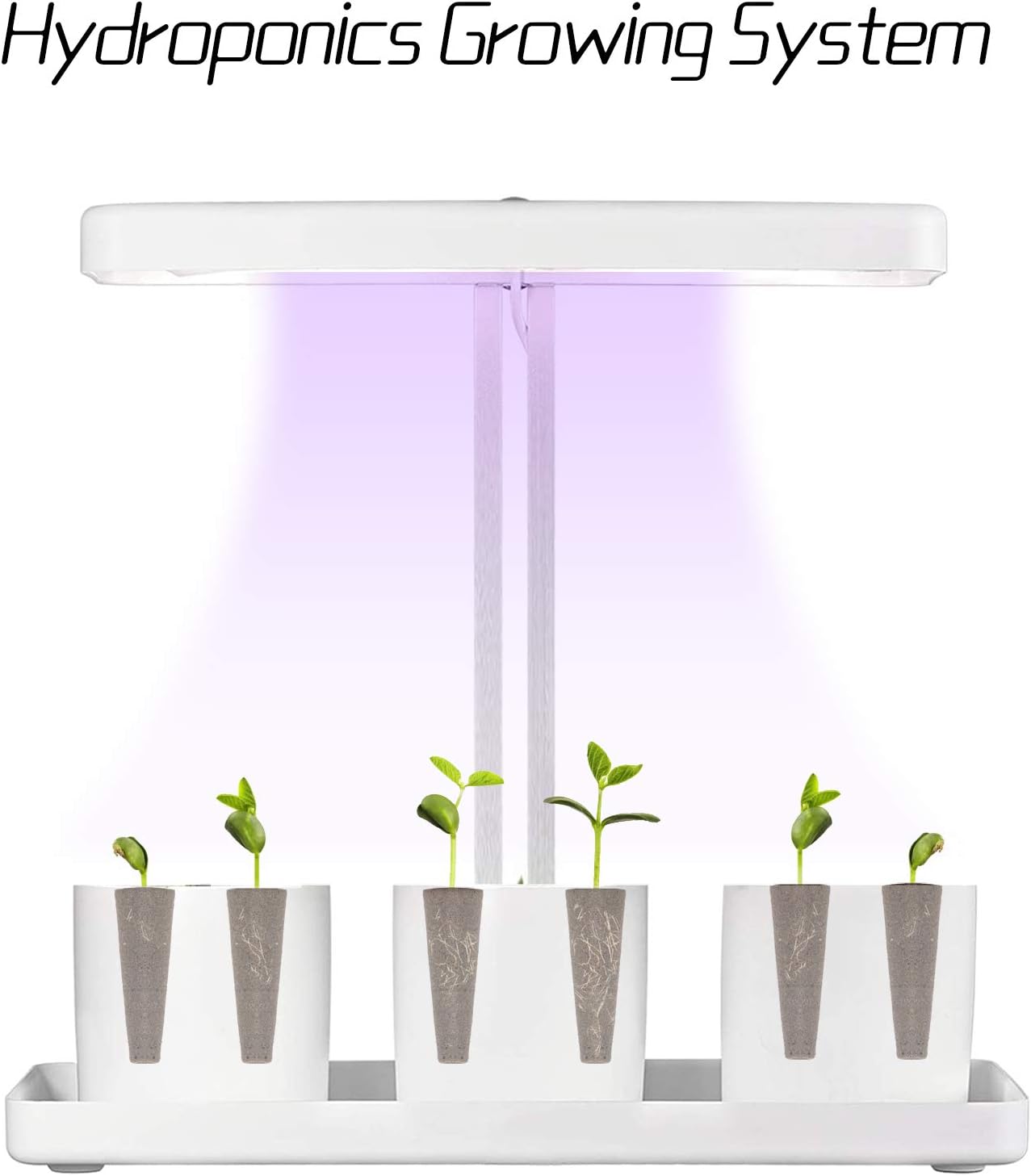 Alphatool 100 Pack Plant Seed Starters Sponges Compatible Seed Grow Pod Replacements Root Growth Sponges Gardening Accessories Fits AeroGarden Hydroponic Garden System Seed Starting