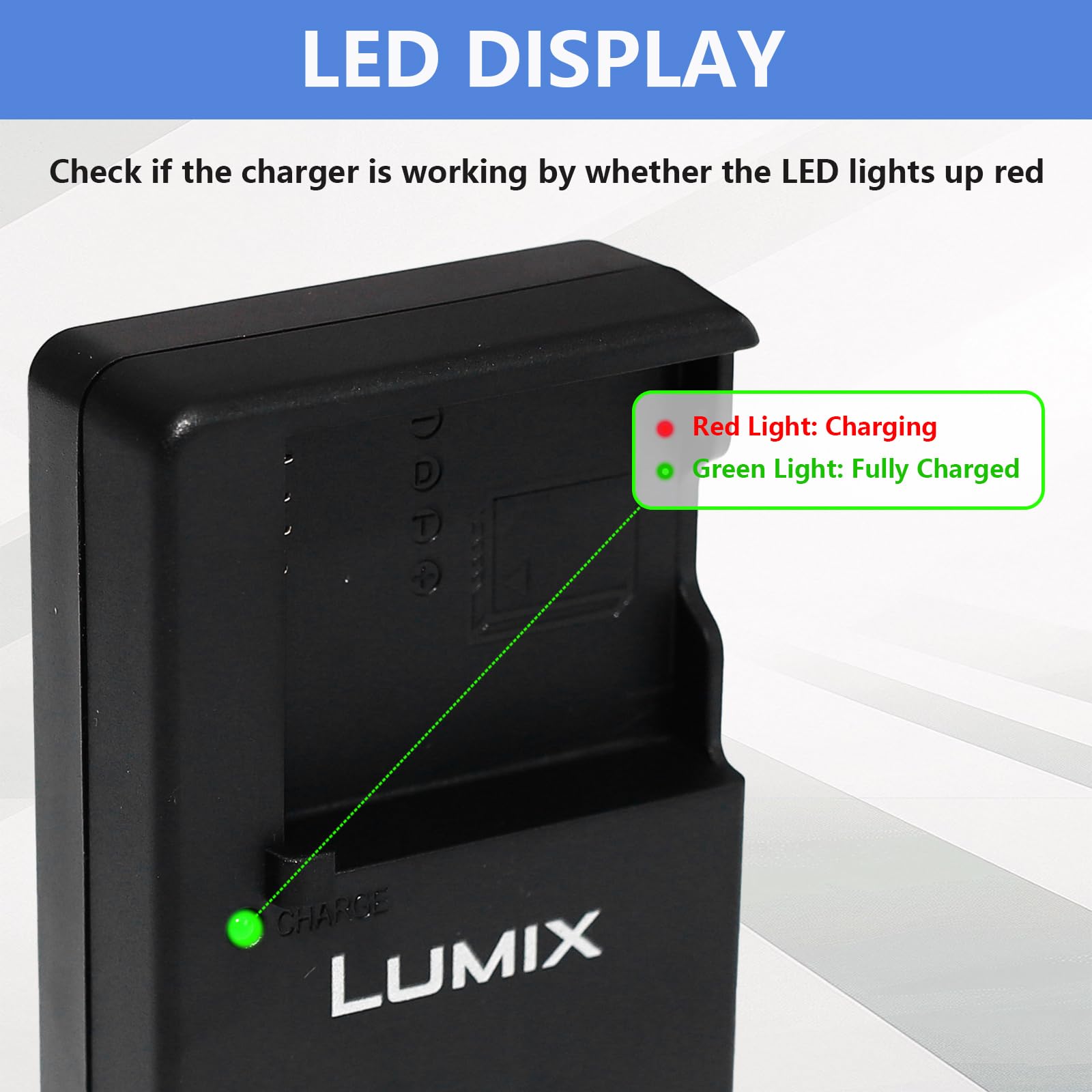 Amazon.com : DE-A98 Charger Compatible with Panasonic Camera LUMIX
